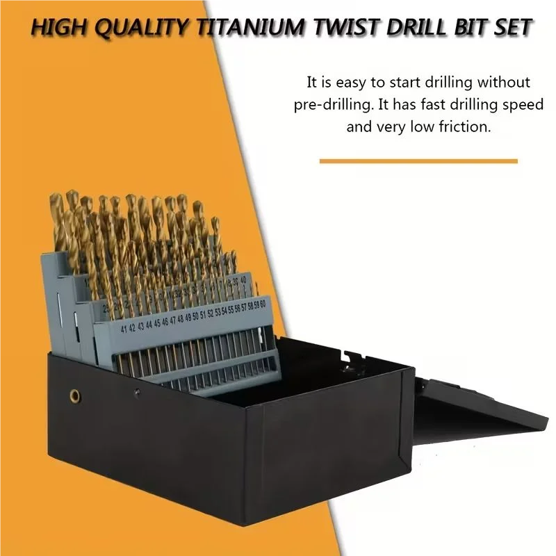 Drill Cobalt Carbide Bit Straight Handle Twist High-speed Steel
