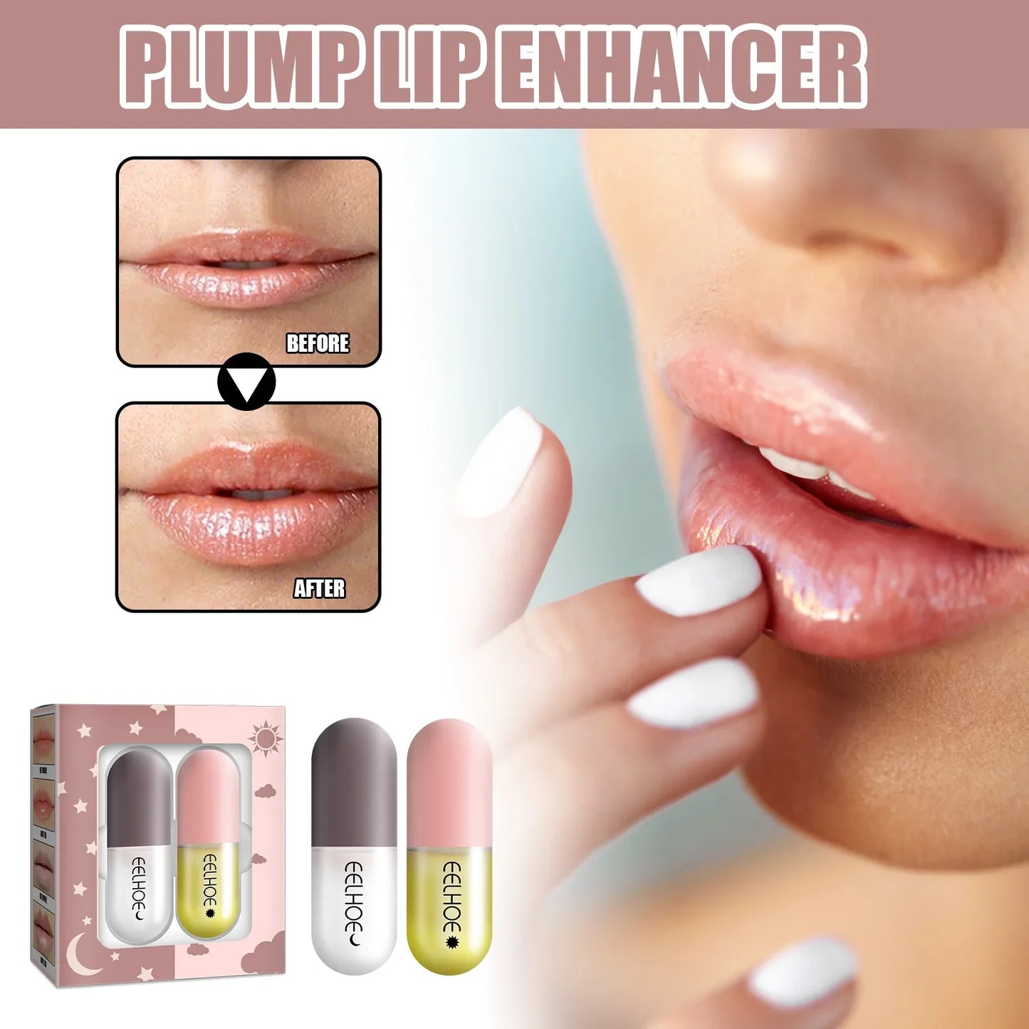 EELHOE Moisturizing Lip Balm 2-Pack – Anti-Crack & Hydrating