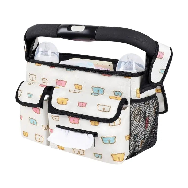 Baby Stroller Hanging Bag | Diaper & Bottle Organizer