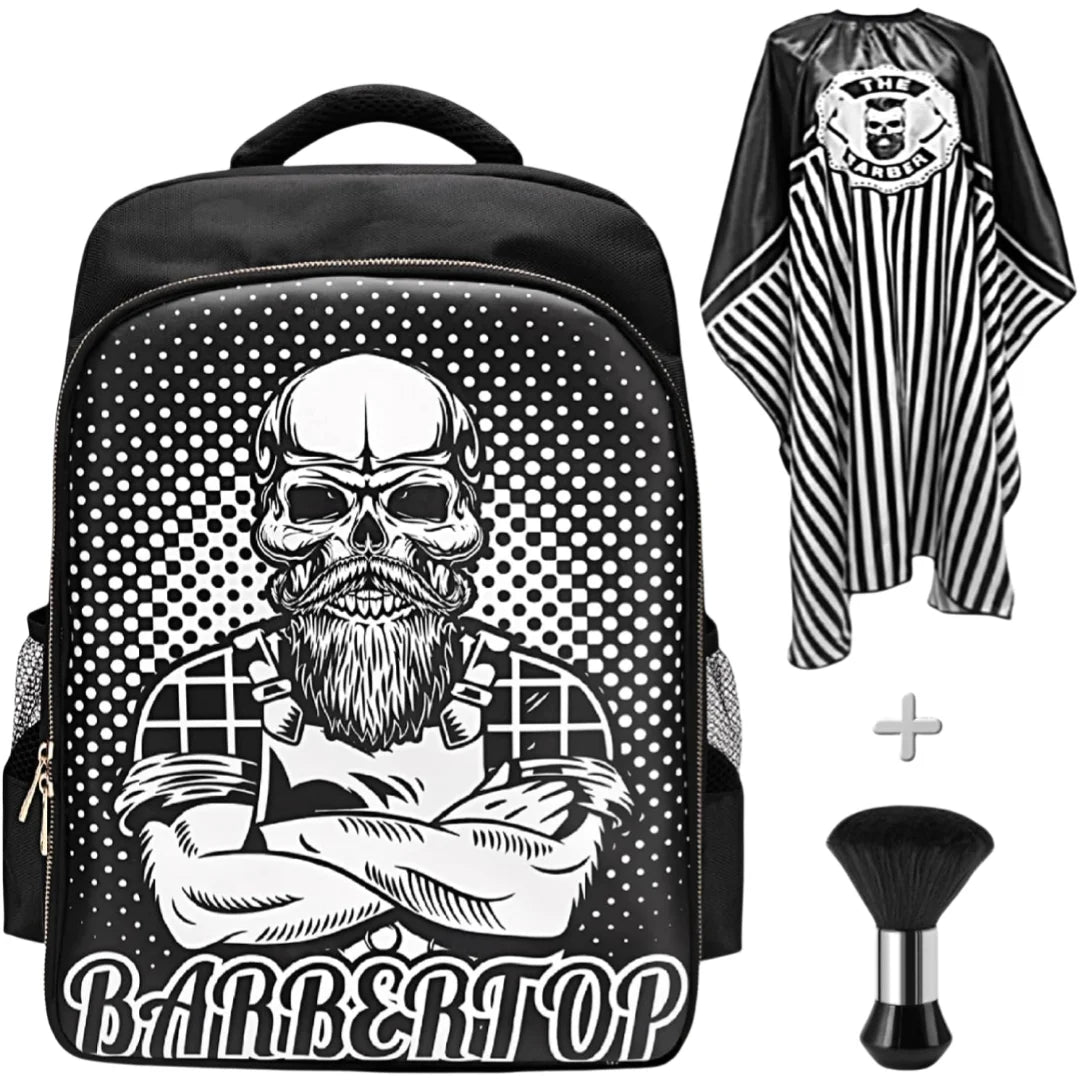 3-Piece Multi-Functional Tool Kit Storage Bag - Versatile Backpack for Hairdressing Tools, Ideal for On-the-Go Barbers Peaceful Pleasures Health and Wellness B