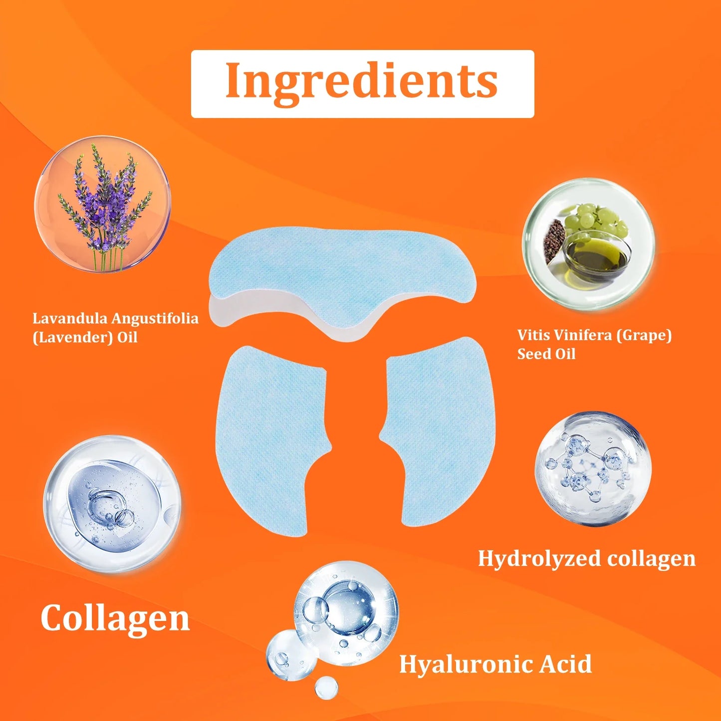 YURHERSU Collagen Soluble Film Mask – Hydrating Essence Patch 3pc