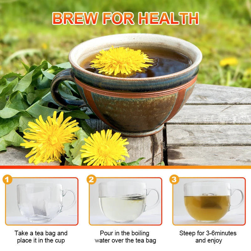 Dandelion Extract Herbal Tea – Liver & Digestive Support Peaceful Pleasures Health and Wellness
