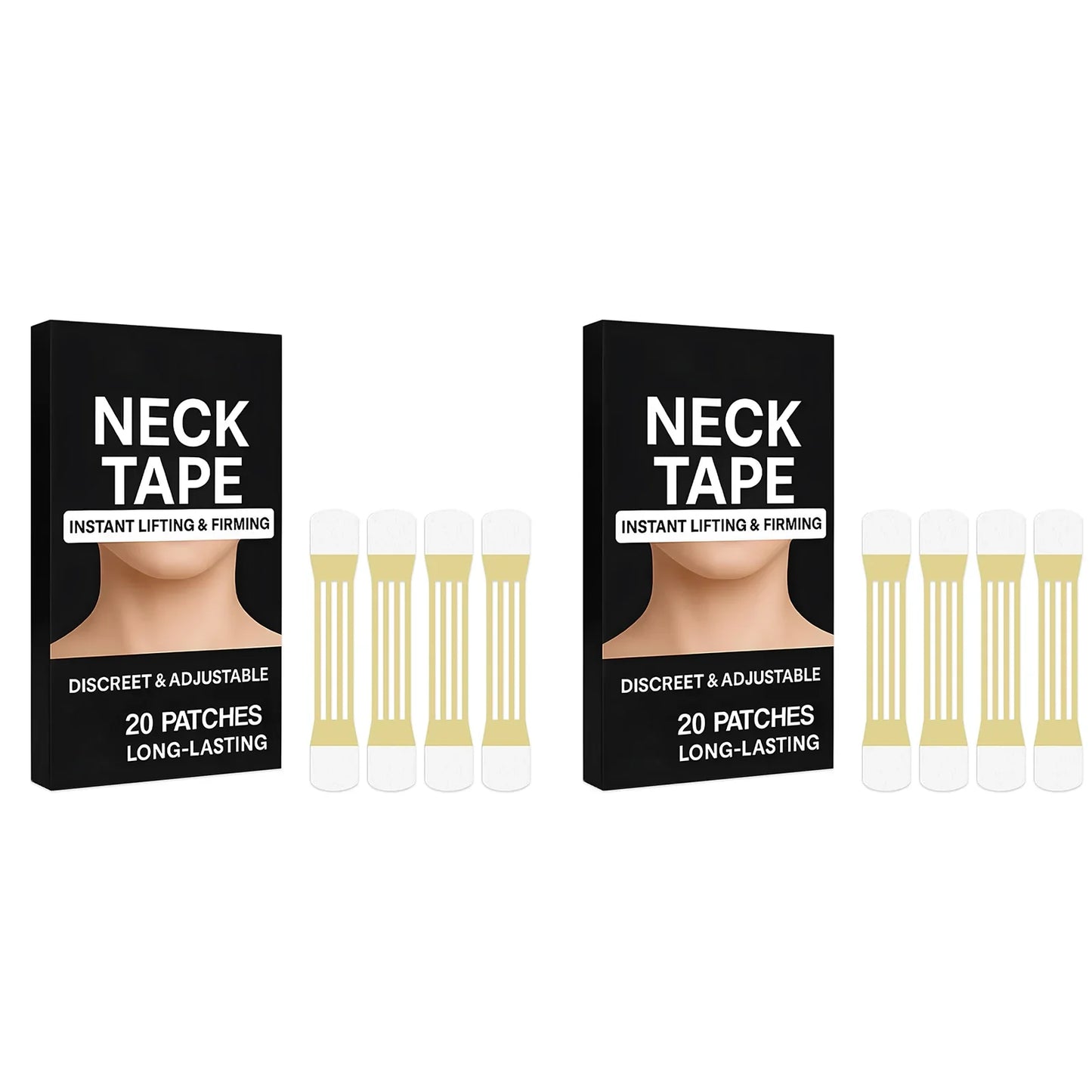 Neck Firming Patches – Lift, Smooth & Tighten Neck Skin (20 pc)