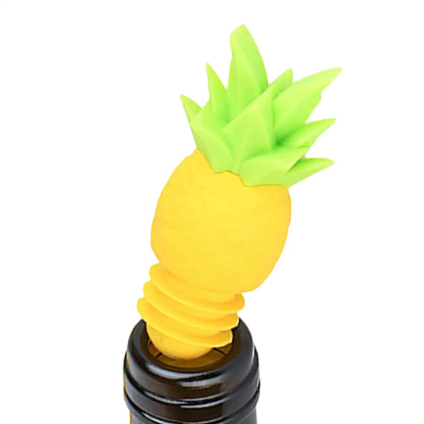 Silicone Pineapple Wine Stopper – Leakproof Reusable Bottle Cap