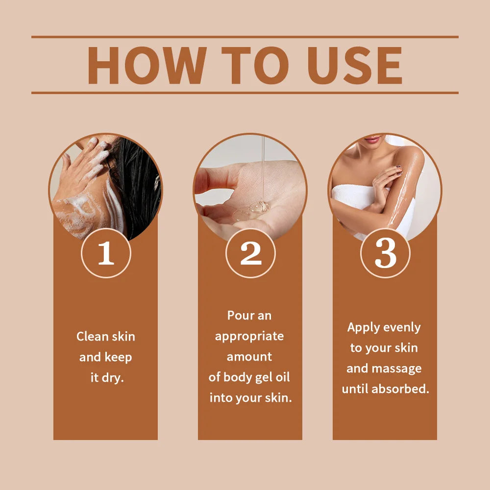 Cocoa Body Oil Gel Lakerain Moisturizer For Dry Skin Nourishing Treatment Improve Dry Patches Glowing Smooth Body Skin Care Peaceful Pleasures Health and Wellness