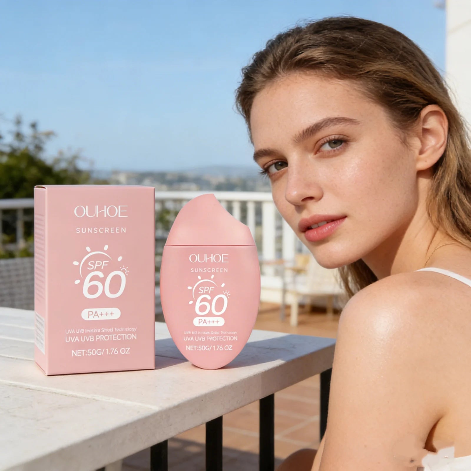 Moisturizing Brightening Sunscreen Cream SPF50+ for Daily Care Peaceful Pleasures Health and Wellness