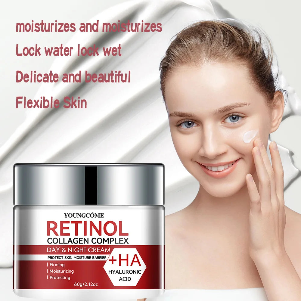 Retinol Lifting Firming Cream Collagen Wrinkle Remover Face Cream For Moisturizer Whitening Brighten Skin Products Peaceful Pleasures Health and Wellness