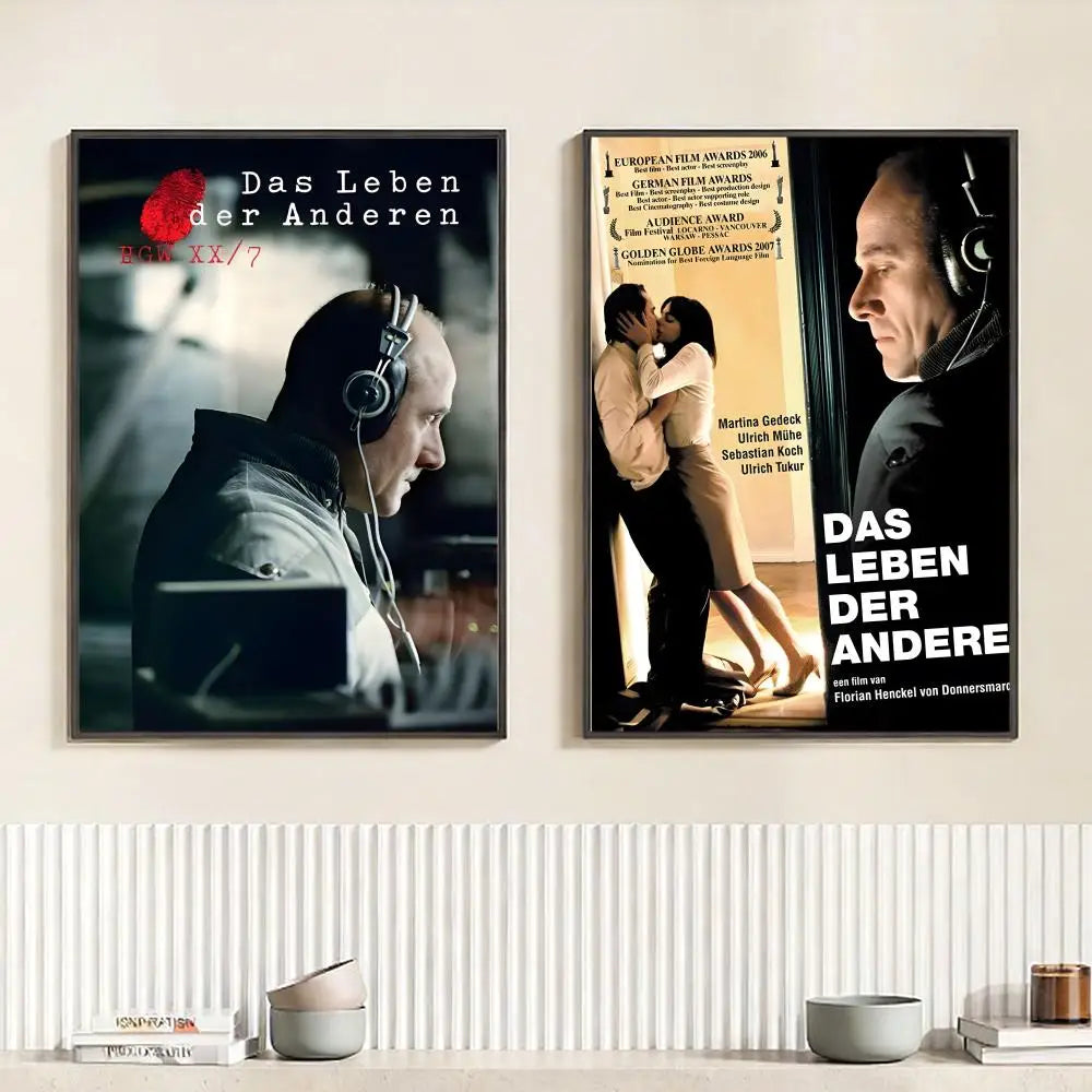 The Lives of Others Movie Poster | HD Self-Adhesive Wall Art Movie Poster Wall Art Peaceful Pleasures Health and Wellness