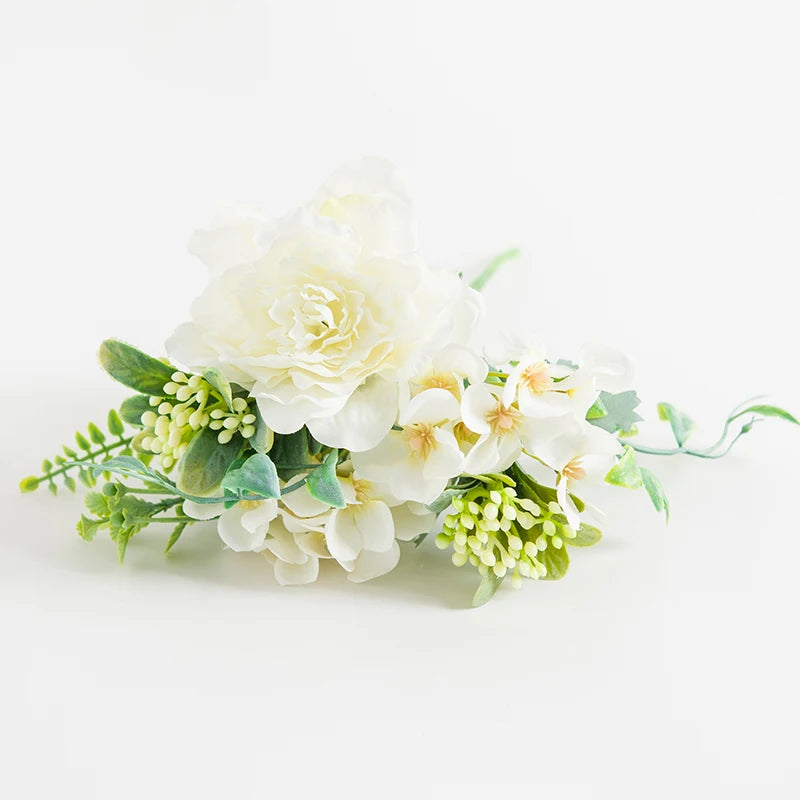 Artificial Silk Peony Bouquet | Wedding & Home Decor Flowers
