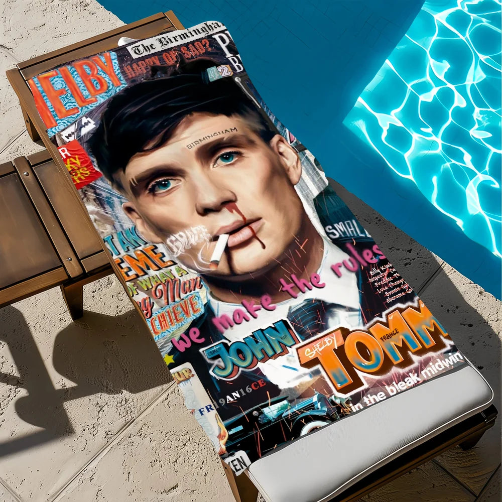 Peaky Blinders Quick-Dry Beach Towel | Soft Pool & Travel Towel