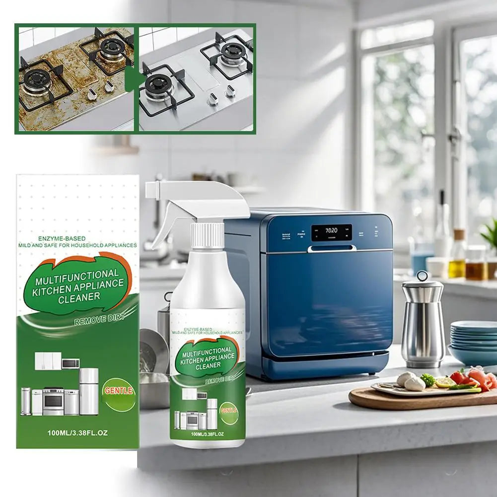 Heavy-Duty Kitchen Degreaser Spray | Oven Stove Fridge