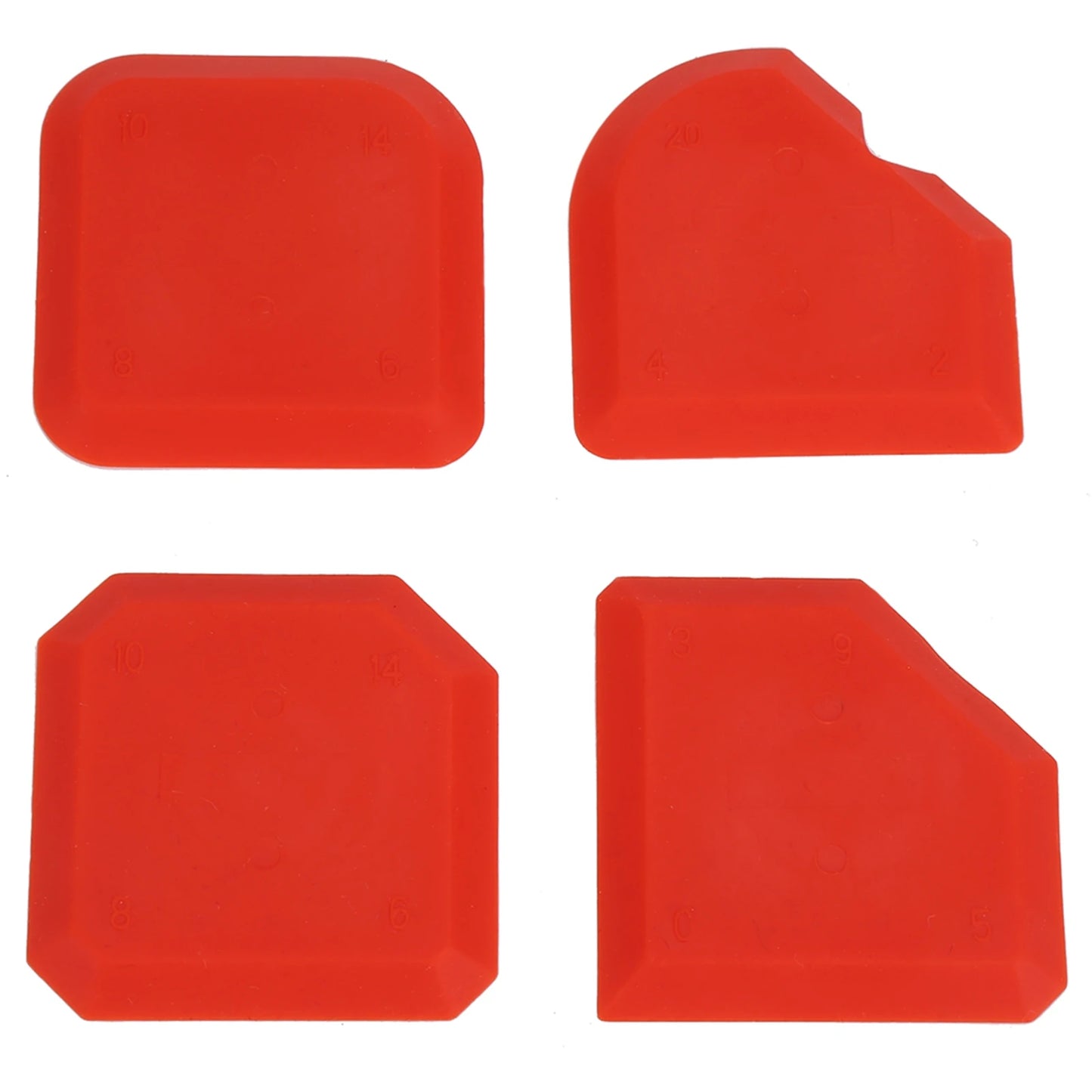 /set Silicone Sealant Remover Smoother Finisher Scraper Cleaner Caulking Tool Kit Silicone Sealant Spreader Caulk Scraper Peaceful Pleasures Health and Wellness 4PCS