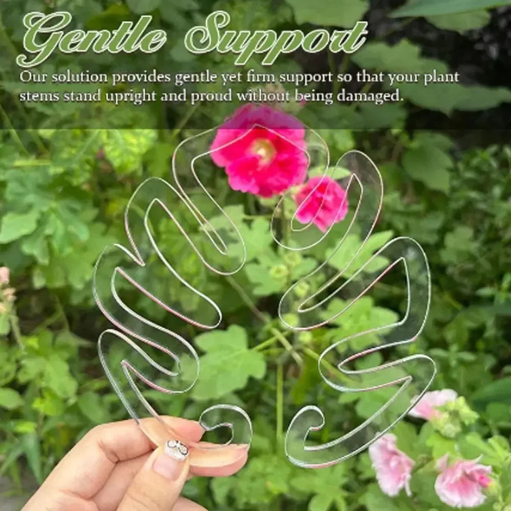 Turtle Shell Bamboo Clamp Plant Stem Support Clips | Reusable