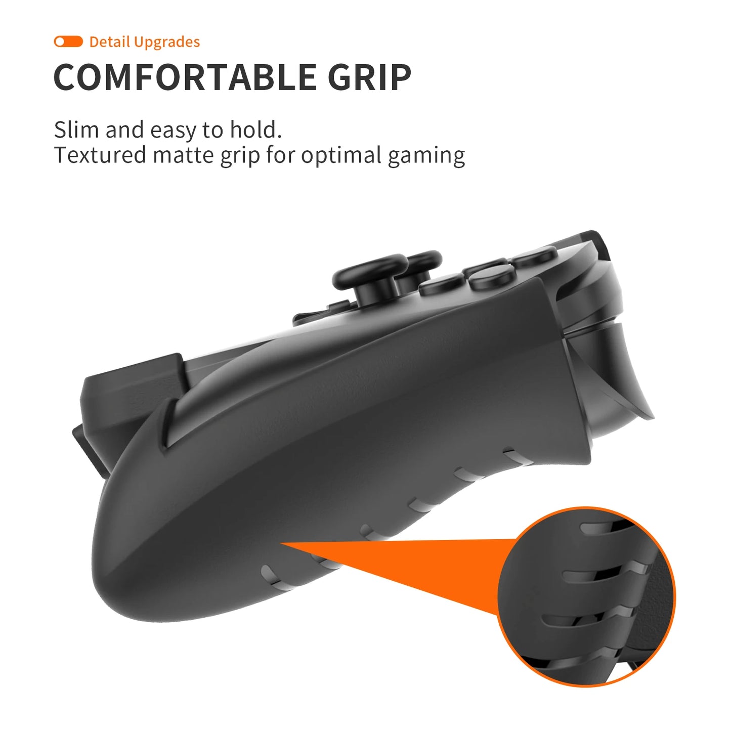 TPU+ABS Case Ergonomic Handle Grip Cover Anti-Drop Handheld Game Console Case Anti-Slip Host Shell For Rog Xbox Ally X Case Peaceful Pleasures Health and Wellness