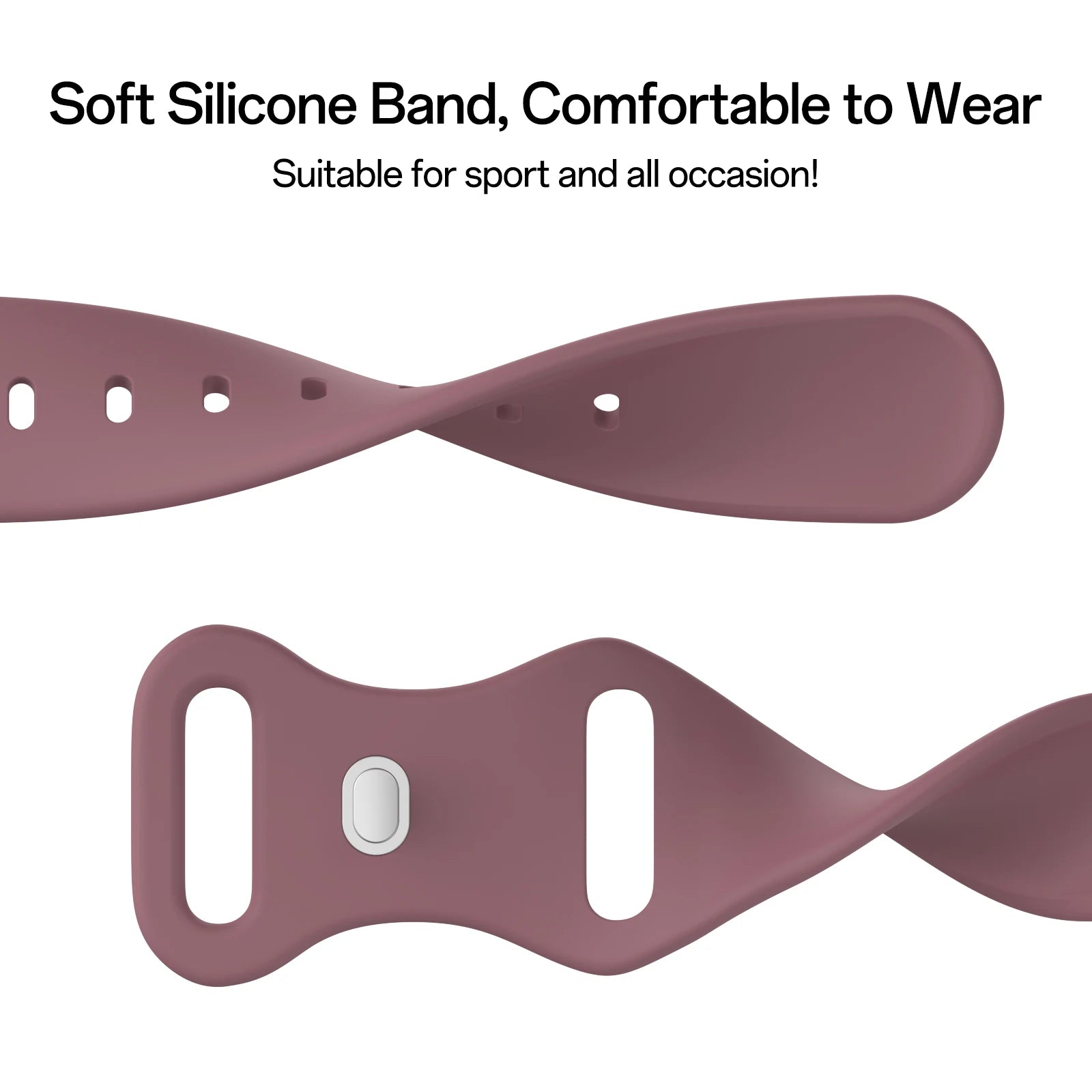 Silicone Sport Strap Replacement for Huawei Band 8 & 9 Peaceful Pleasures Health and Wellness