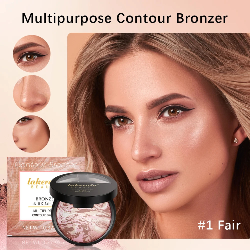 Demi Matte Natural Finish Baked Brighten Color Correcting Powder Foundation Buildable Light to Coverage Oil Control Makeup Peaceful Pleasures Health and Wellness