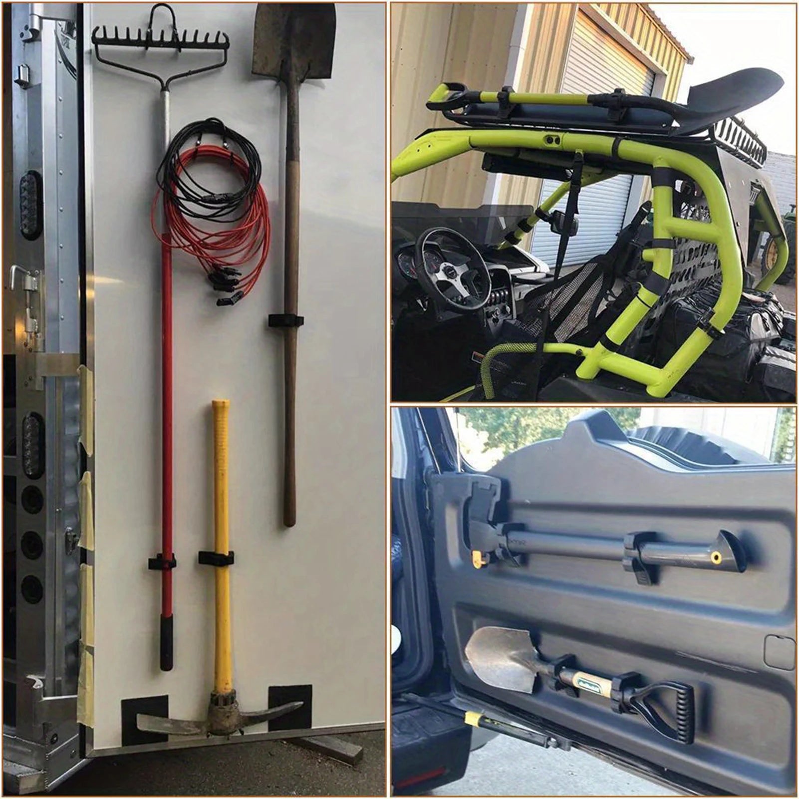 Original Clamp Easy to Carry Garage Storage Hook for Truck Bed Roof Rack Trailer Peaceful Pleasures Health and Wellness