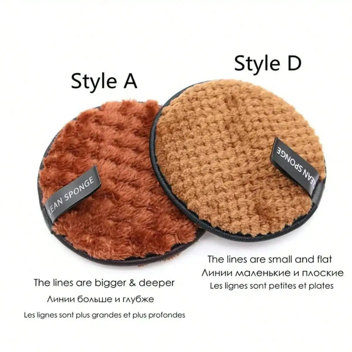 5-Pack Reusable Makeup Remover Pads – Soft Cotton Double-Sided