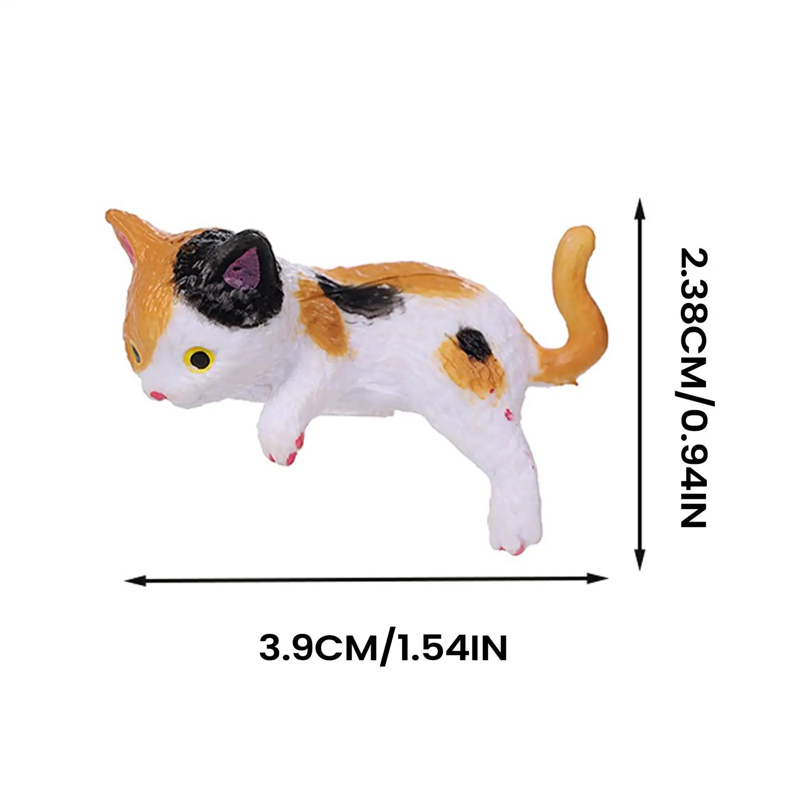 12PCS Mini Cat Figurines Realistic Cute Dashboard Decor & Home Ornament for Car Truck RV, Computer Desk Decorations Peaceful Pleasures Health and Wellness
