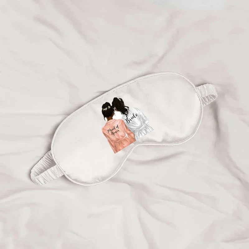 Bridesmaid & Maid of Honor Cosmetic Survival Bag Mirror Gift