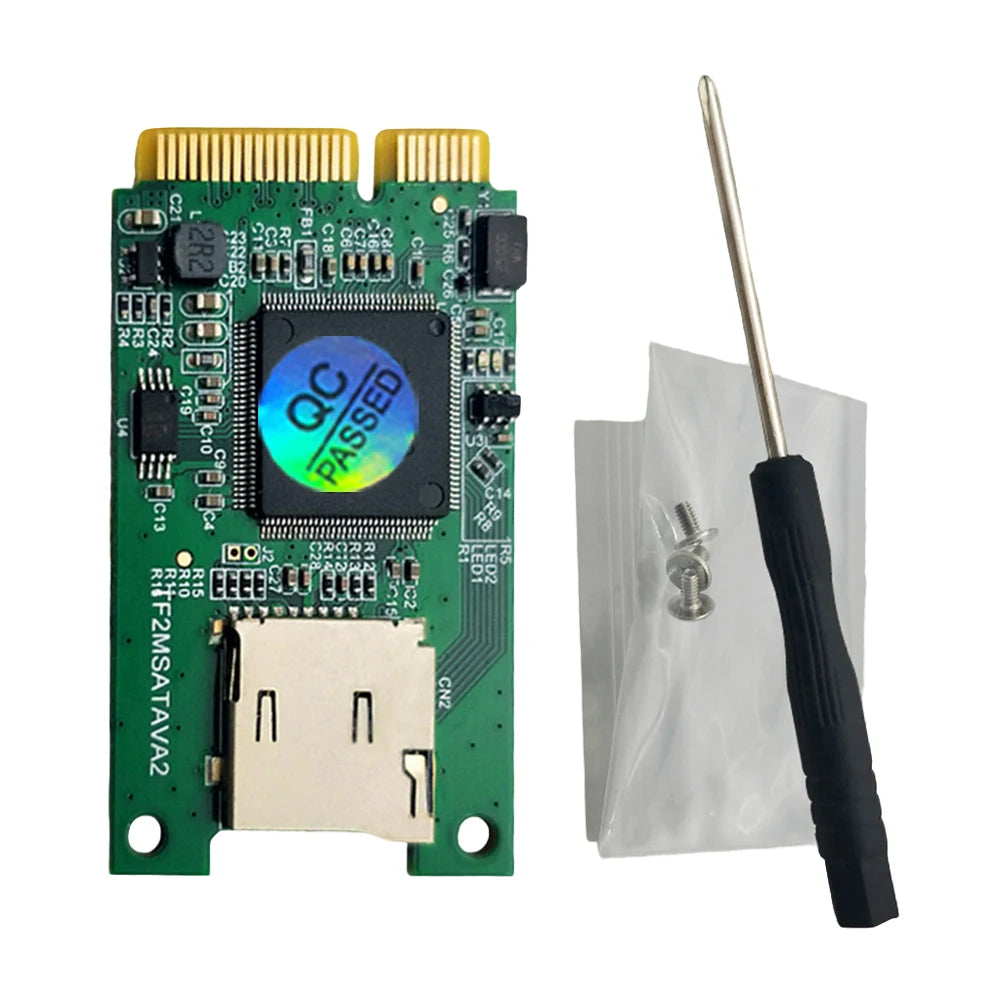 Micro SD TF Card To MSATA TF Card Rearder Adapter Embedded Industrial Mobile SSD Peaceful Pleasures Health and Wellness as show