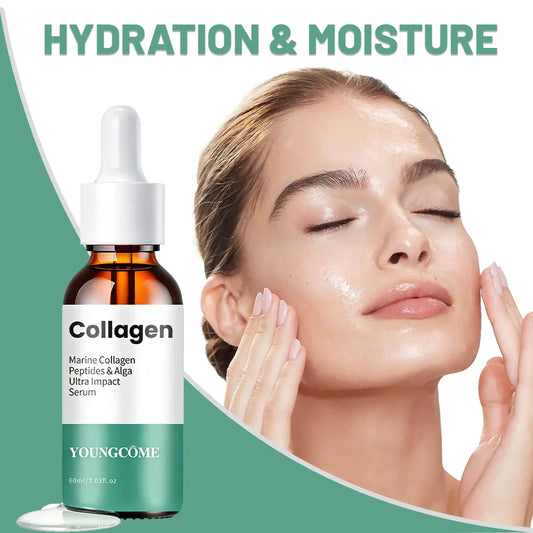Marine Collagen & Hyaluronic Acid Firming Facial Serum | YOUNGCOME Collagen Face Serum Oasis Select