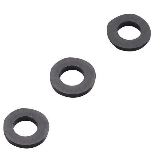 A36T-M3 X 6Mm X 1Mm Nylon Flat Insulating Washers Gaskets Spacers Black 400PCS Peaceful Pleasures Health and Wellness black