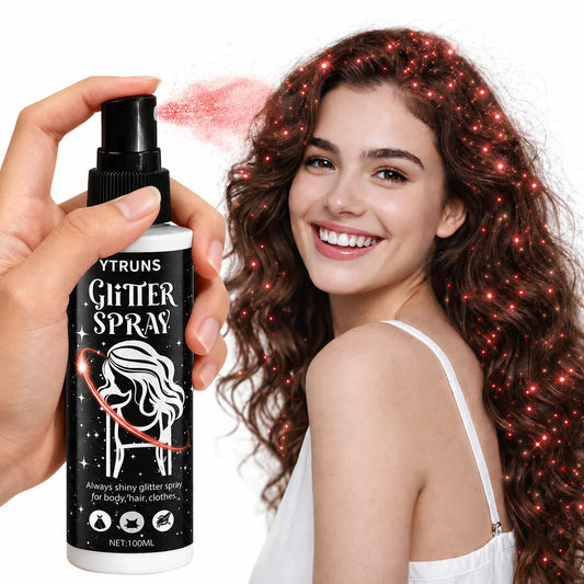 Red Glitter Spray 100ml – Shimmer Mist for Hair, Body & Clothes Body Glitter Spray Oasis Select