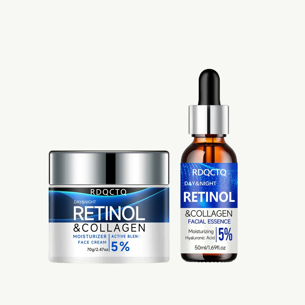 Retinol Anti-Aging Skin Care Set – Firming Cream & Essence