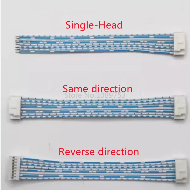 5pcs HY 2.0mm Pitch Connector 2P/3P/4P/5P/6P/7P/8P/9P/10P/11P/12 Pin Cable HY2.0 Plug Blue and White Line Length 10/15/20CM Peaceful Pleasures Health and Wellness
