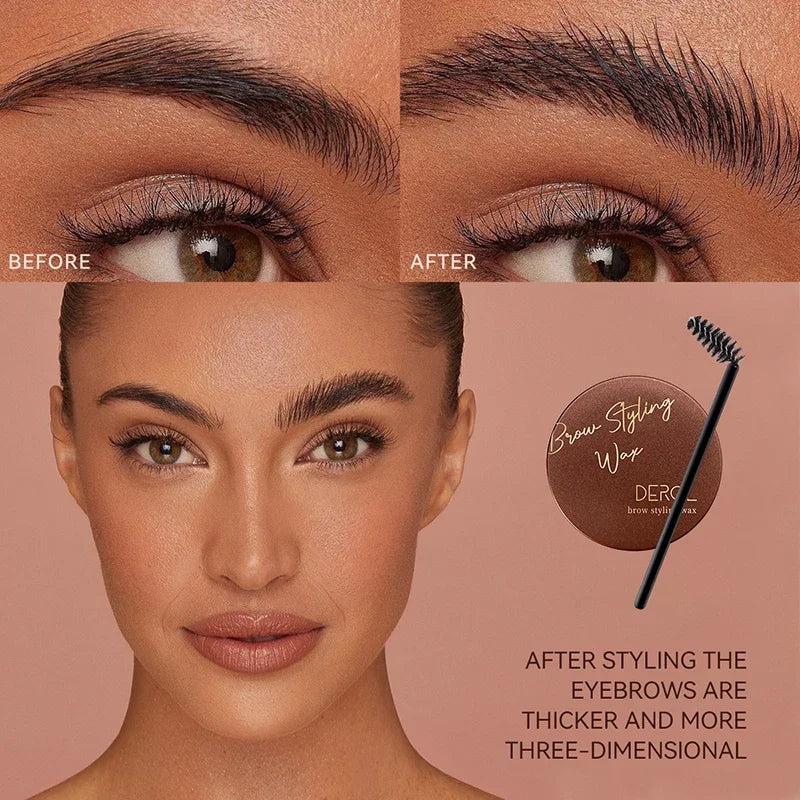 3D Eyebrow Pomade Wax Gel – Long-Lasting Wild Brow Cream