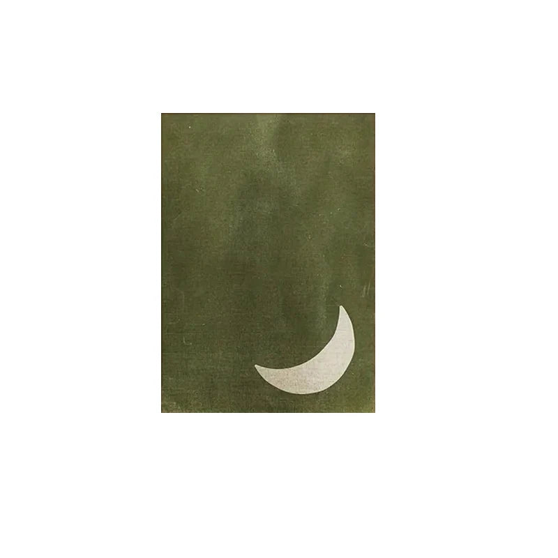 Retro Bohemian Moon & Sun Canvas Wall Art | Minimalist Decor