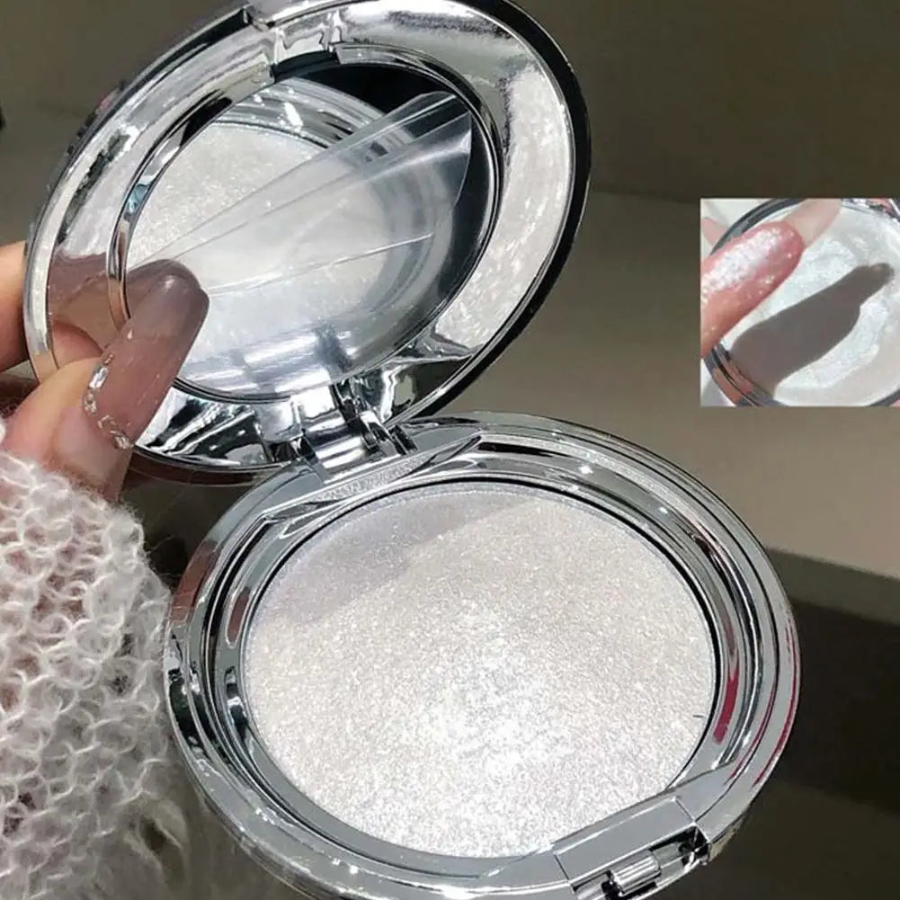 Diamond Highlighter Powder Palette Waterproof High Gloss Glitter Body Highlight Eyeshadow Face Contour Illuminator Makeup Peaceful Pleasures Health and Wellness