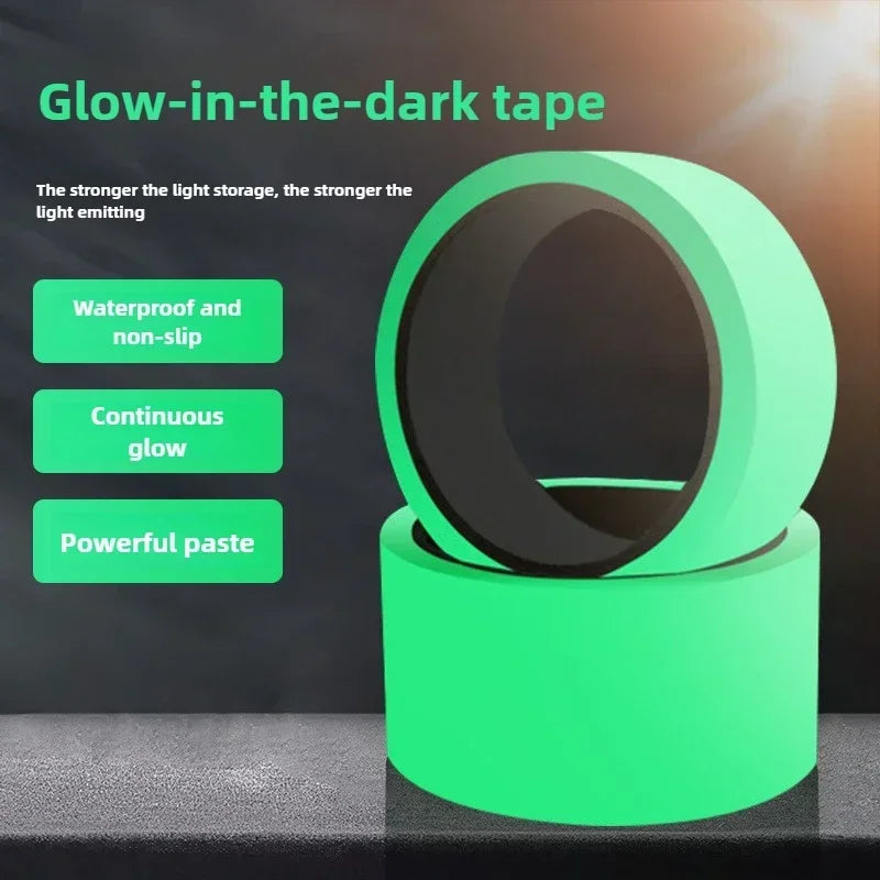 5M Glow in the Dark Tape – Luminous Safety Stair & DIY Tape Glow in Dark Tape Peaceful Pleasures Health and Wellness
