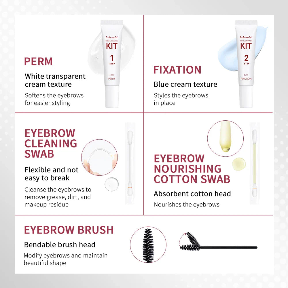 Brow Lamination Kit – Full, Lifted Brows at Home or Salon