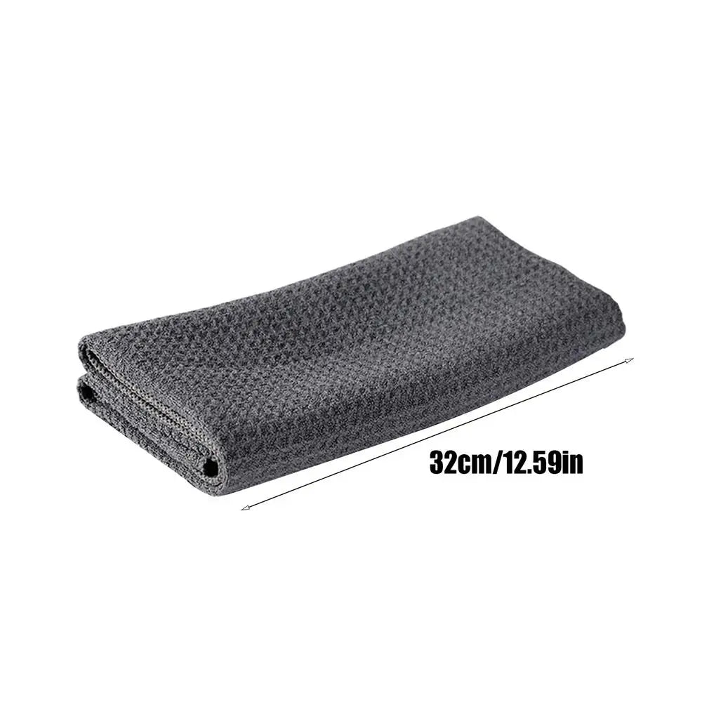 Waffle Weave Microfiber Towels – Lint-Free, Quick-Dry Cleaning