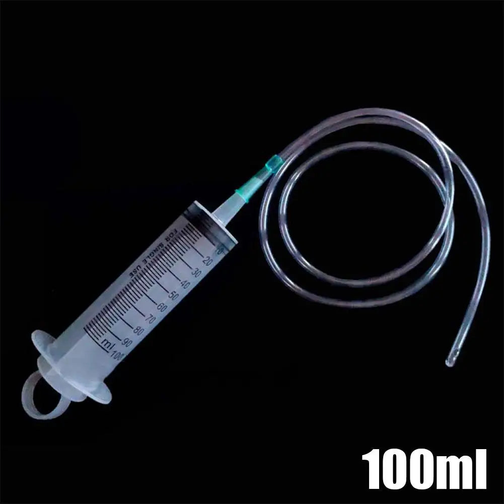 Large Plastic Syringe with 1m Hose | 100/300/500ml Dispenser