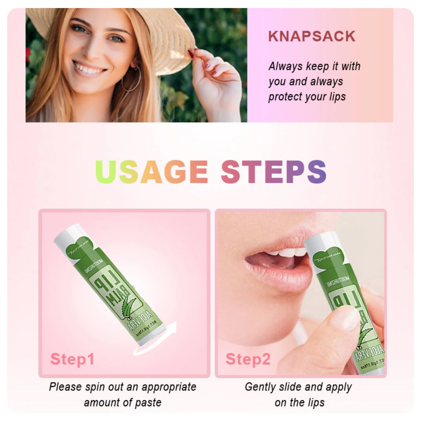 24PCS/box, Lip Balm Set, Moisturizing and Glossy, Easter Gift Set, Suitable for Dry Lips, Women's Gift Mother's Gift, Party Supp Peaceful Pleasures Health and Wellness