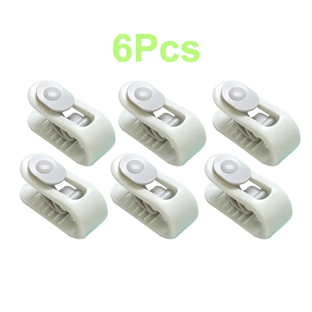 100-Pack Plastic Quilt Cover Clips & Sheet Holder Clothespins