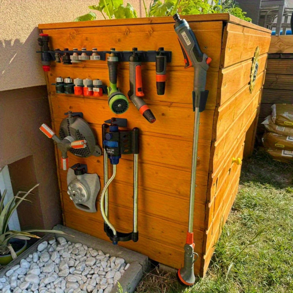 Water Gun Organizer Rack for GARDENA Nozzles | Garden Storage
