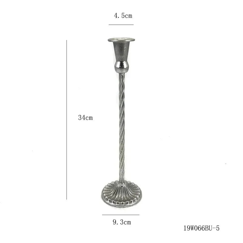 Iron Metal Candlestick Holder | Wedding & Home Décor