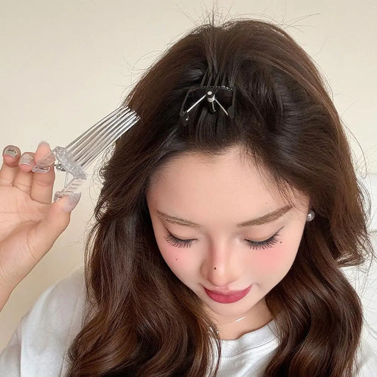 13-Pin Root Lift Hair Volume Clip – High Elasticity Fluffy Bang & Volume Pincher for No-Heat Styling, Unisex Peaceful Pleasures Health and Wellness