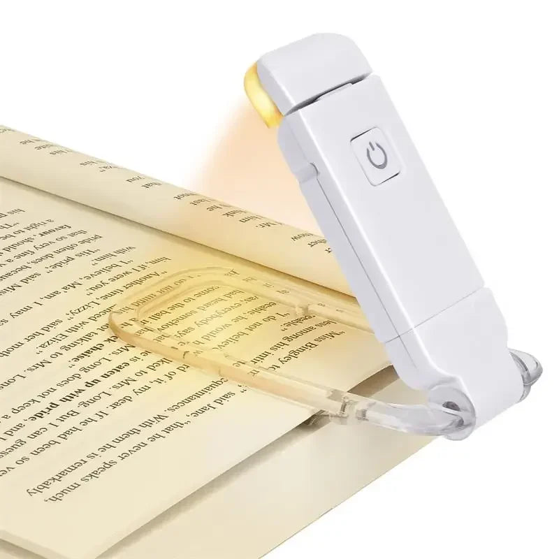 LED Clip-on Book Light Home-appliance Night Lights Lamp Charging Mode Eye Care USB Children's Reading Light Indoor Table Peaceful Pleasures Health and Wellness Green