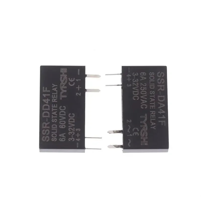 HELTC SSR Solid State Relay 3-32VDC 6A Slim DIN Rail Module