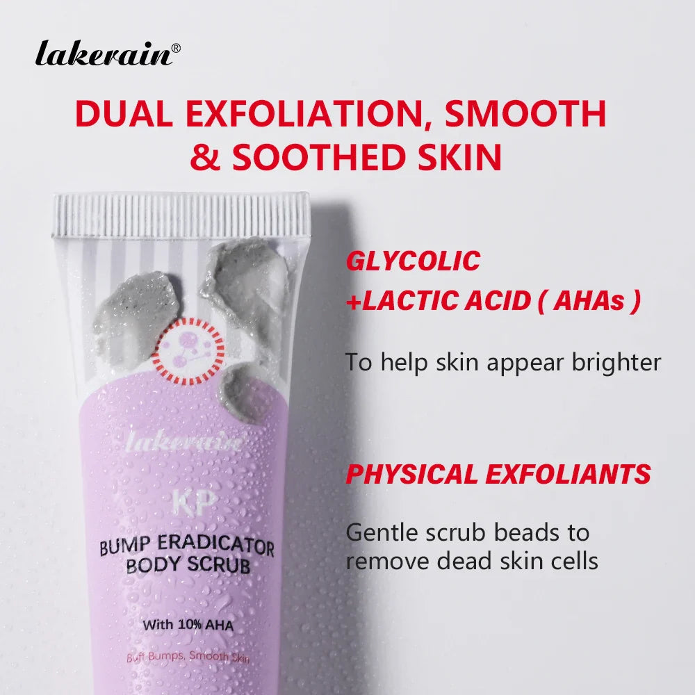 KP Bump Eraser Body Scrub – AHA Dual Exfoliating Skin Smoother