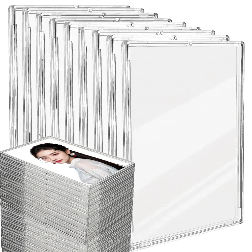 Clear Acrylic Snap Card Display Case – Trading & Kpop Photo