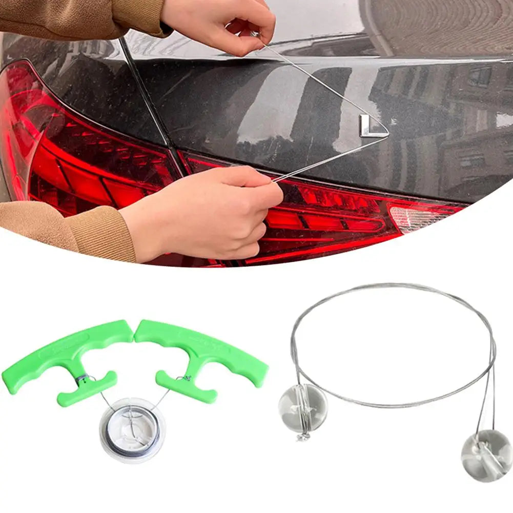 Car Emblem Remover Useful Ergonomic Portable Logo Remove Kit Sticker Remover Tool Labor-Saving Auto Sticker Remover Peaceful Pleasures Health and Wellness