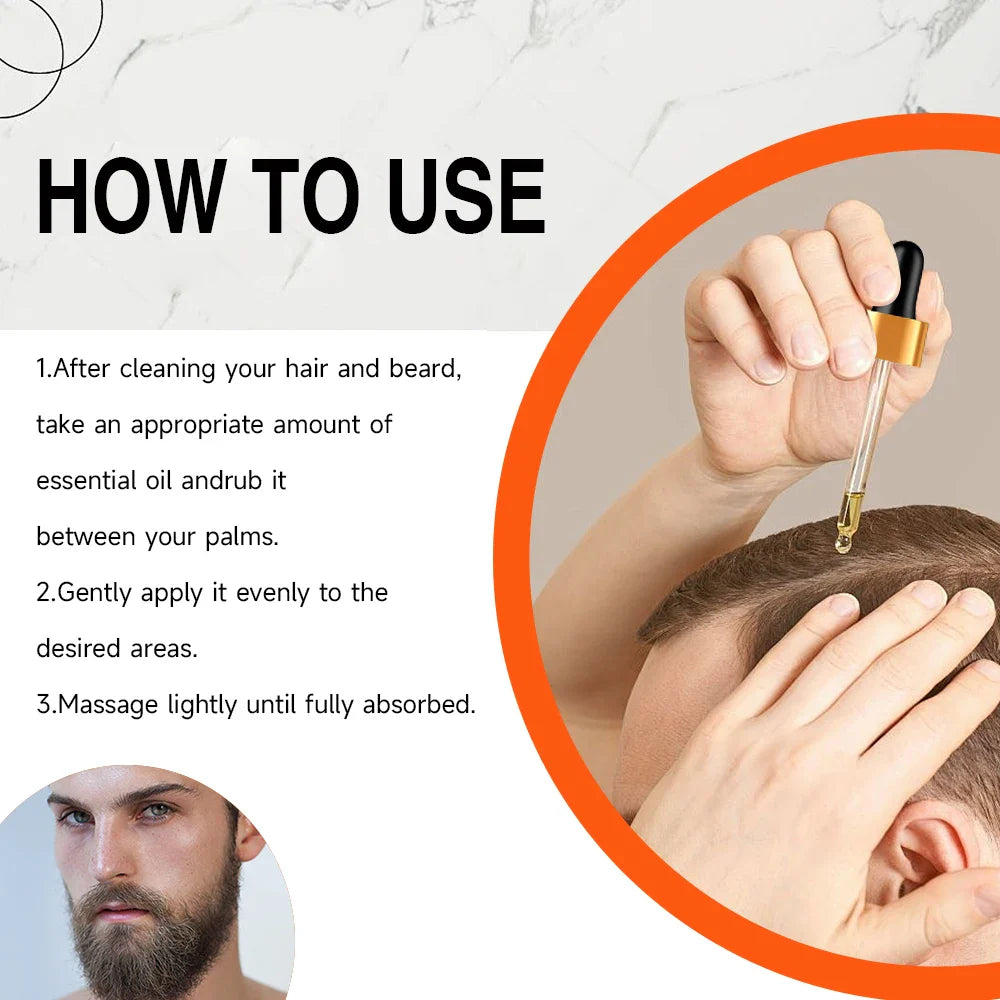 YOUNGCOME Beard Growth Oil – Moisturize, Soften & Nourish