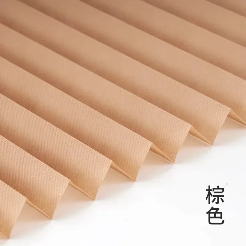 Cordless Pleated Blackout Window Blind – No-Drill Shade