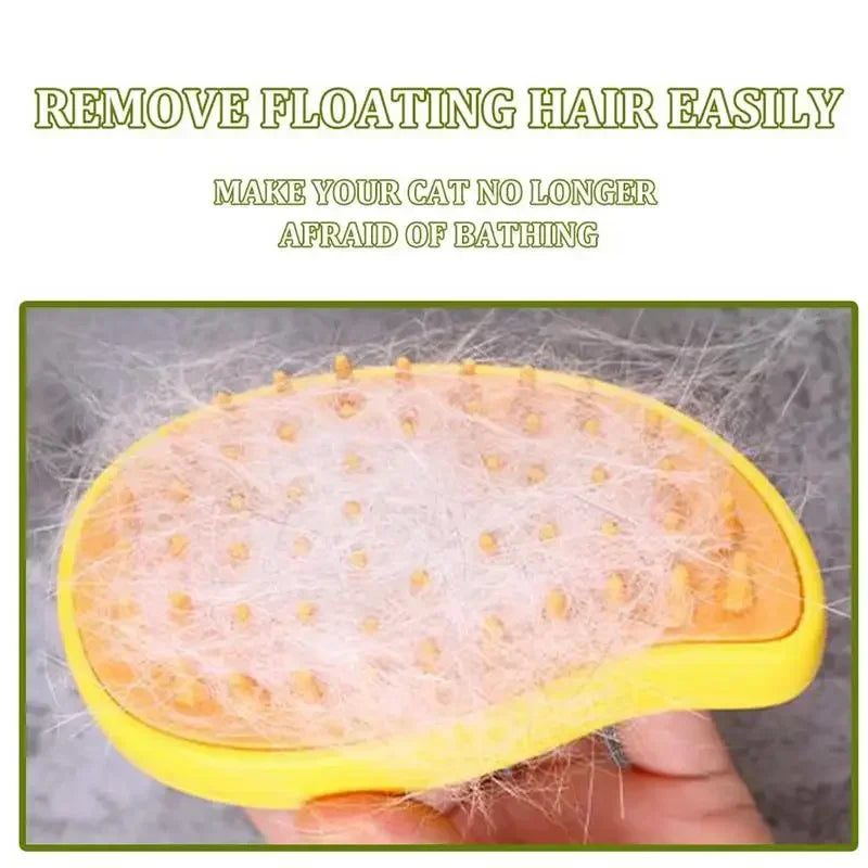 Comb Accessories for Cats 3-in-1 Cats Pet Products Electric Cats Hair Brush Sprayer Grooming Supplies Steam Massage Tool Pets Peaceful Pleasures Health and Wellness